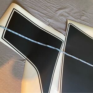 Black and clear huge Graphic stickers decals craft designs decorative